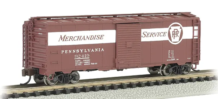 N Scale 40 Foot Pennsylvania Merchandise Service Box Car (Not the number shown)