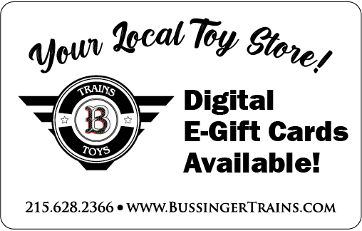 Bussinger Trains Custom DIGITAL Gift Card