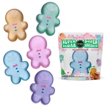 Top Trenz Super Duper Sugar Squisher - Gingerbread Man - Color Asst