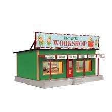 MTH - RailKing Tiny Elves Workshop Roadside Building