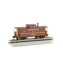 BACHMANN BAC16858 N Scale Northeast Steel Caboose, Lehigh Valley-Tuscan Red