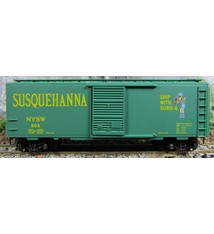 Micro Trains Line #20670 N Scale New York, Susquehanna & Western 40' Standard Box Car w/Single Door