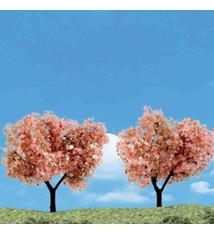 Woodland Scenics #TR3593, Woodland Scenics Flowering Trees 2"-3" (4)