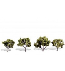 Woodland Scenics #TR3503, Woodland Scenics Early Light Trees 2"- 3" (4)