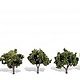 Woodland Scenics TR3502 Sun Kissed Trees 1 1/4"- 2" (5)