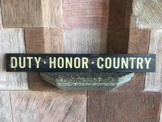 Duty Honor Country Doorway Plank Sign - 