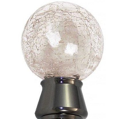Crackled Ball 1 1 8 Drapery Hardware Ensemble Trendy Blinds Inc