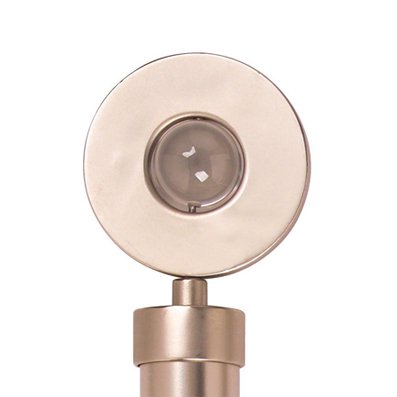Disc With Acrylic Ball 1 1 8 Ice Drapery Hardware Ensemble