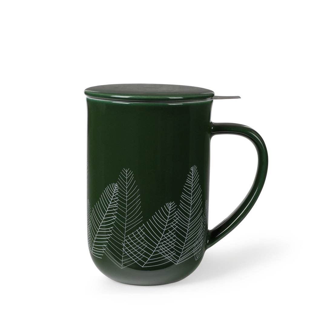Minima™ Balanced winter tea mug green