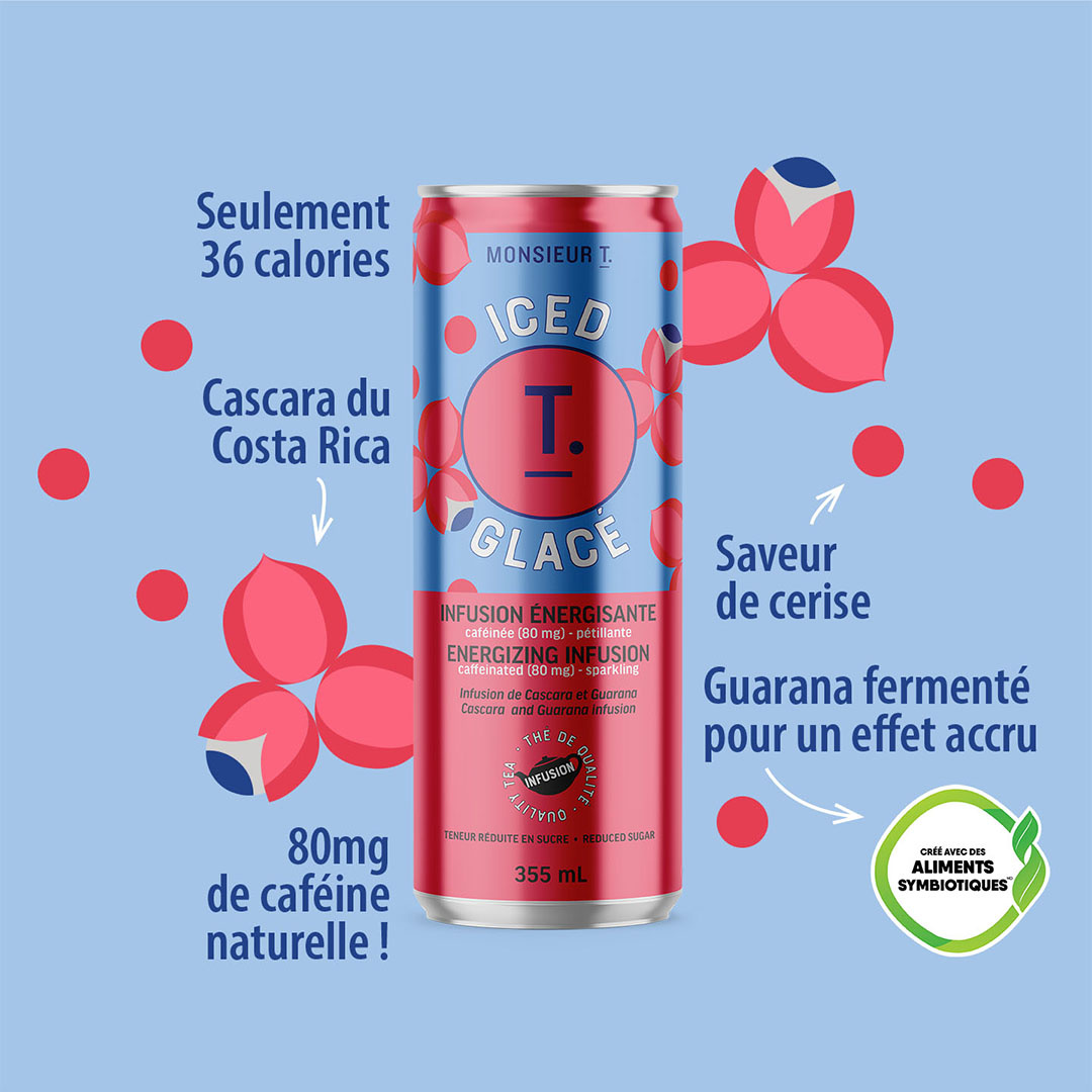 T. Glacé infusion énergisante 12x355ml