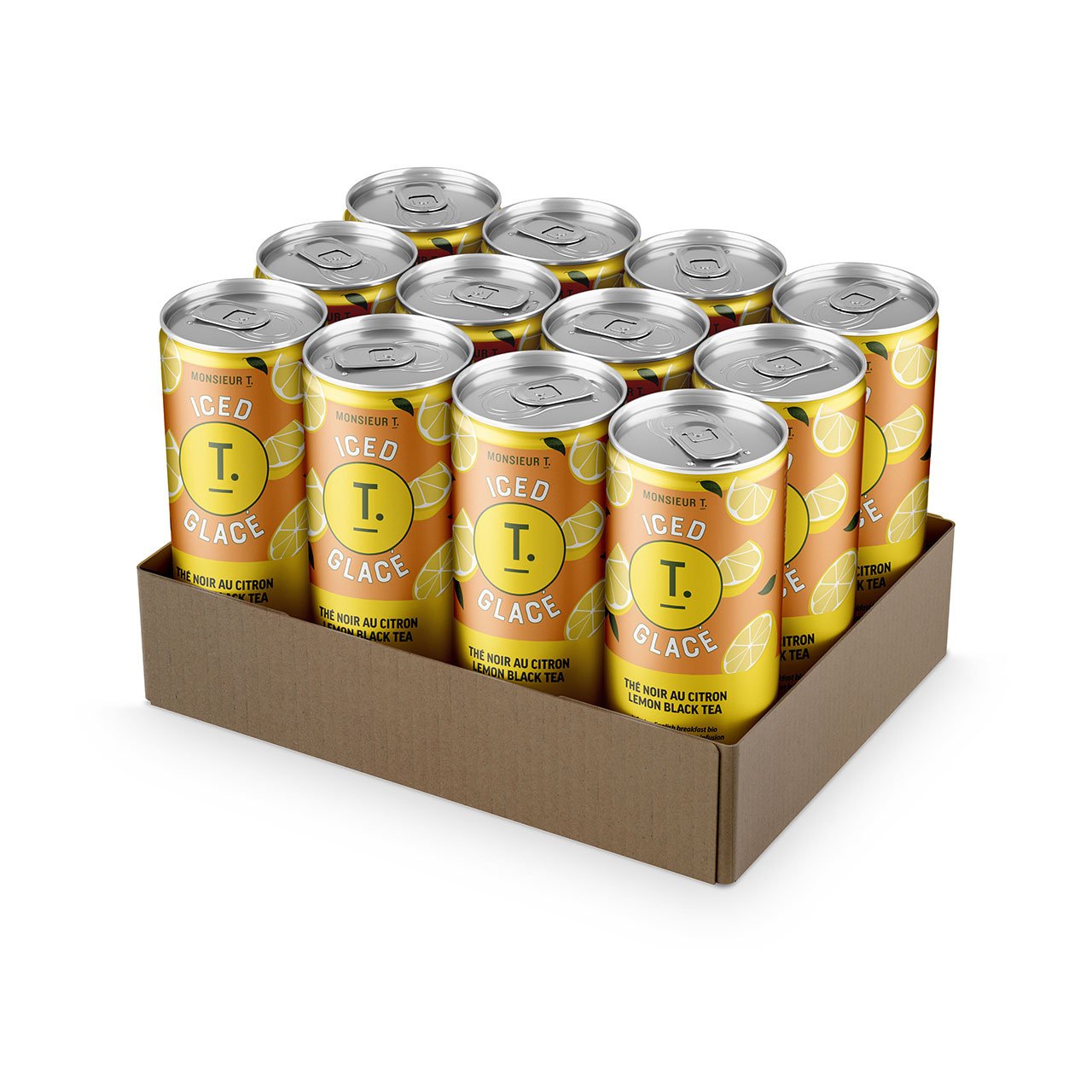 Iced T. - Lemon black tea 12x355ml