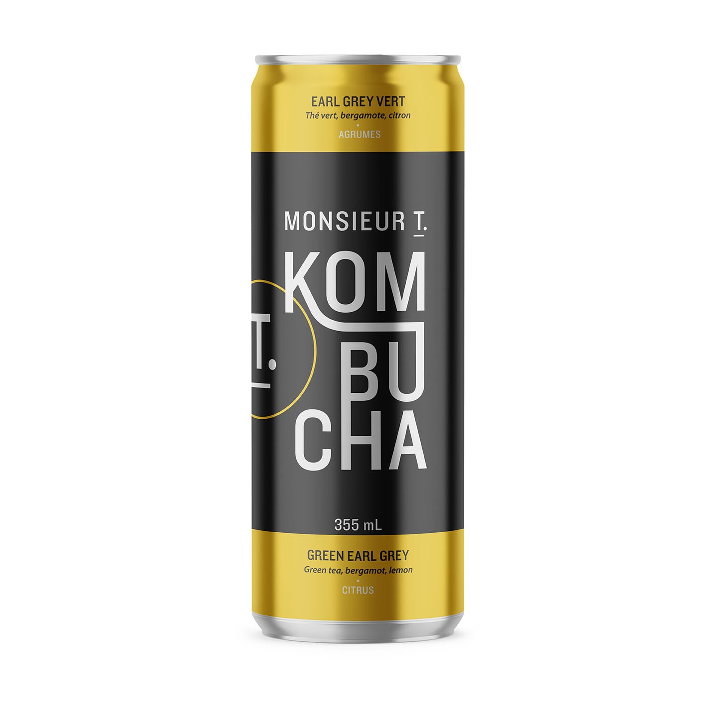 Kombucha Earl Grey vert 355ml