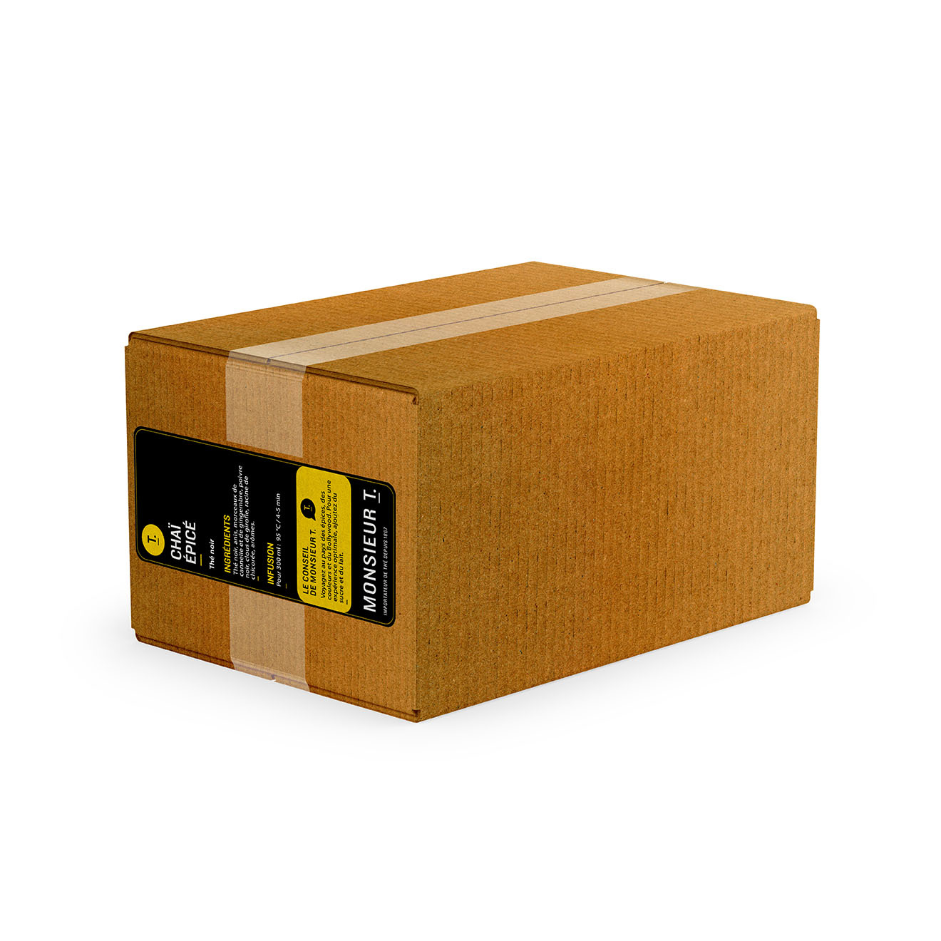 Boîte 50 - enveloppes Chaï Épicé