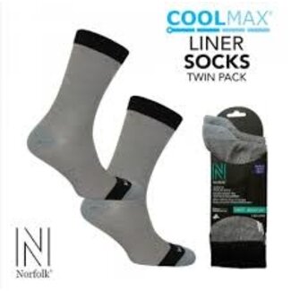 Bas Norfolk 2pk Stealth gris