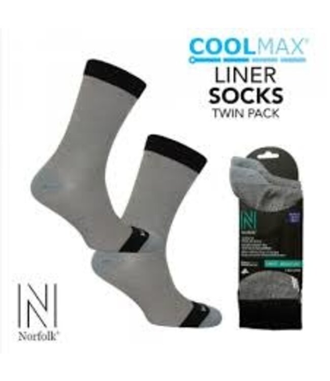 Bas Norfolk 2pk Stealth gris