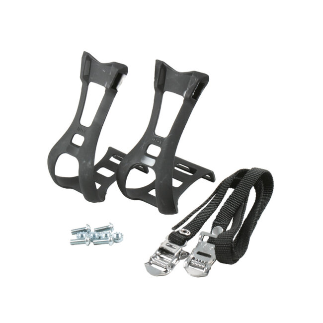 Toe-clips with straps