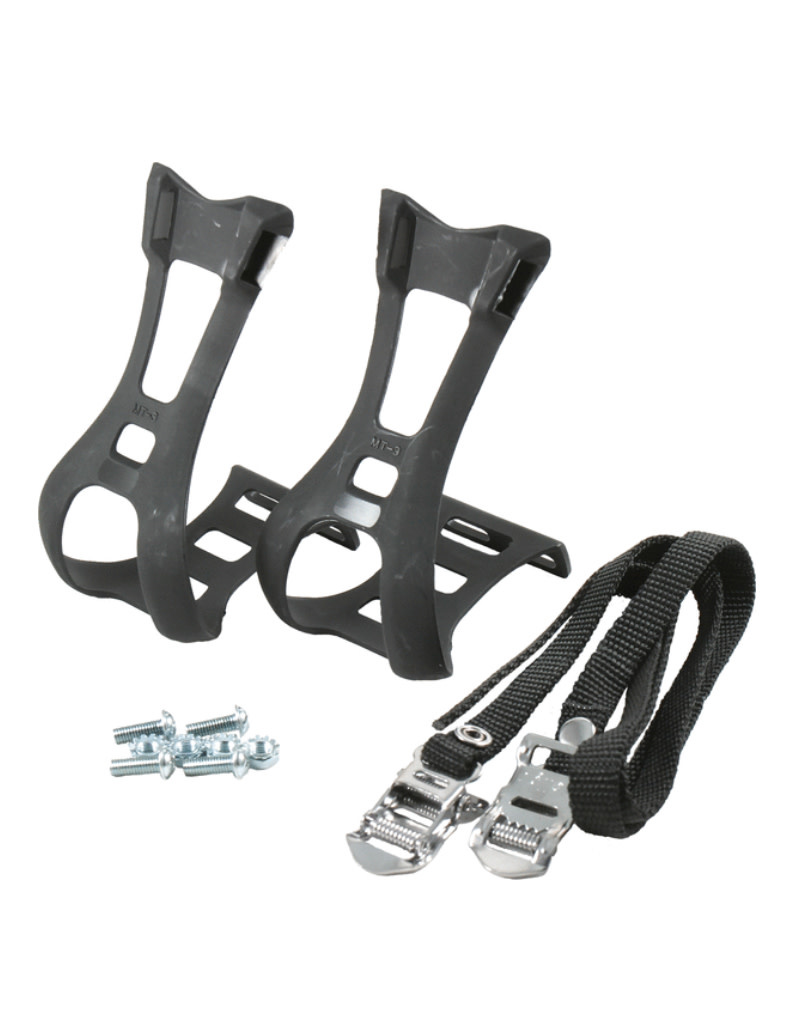 Toe-clips with straps