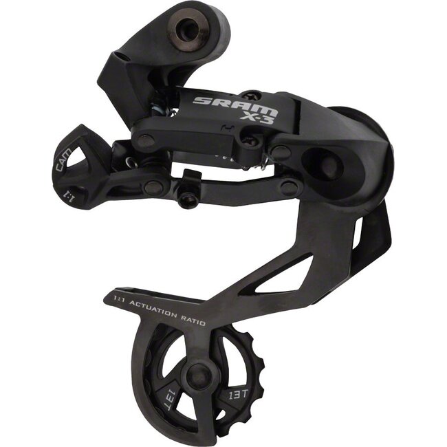 Derailleur arr SRAM X3 cage longue noir