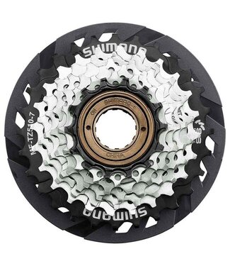 SHIMANO Roue-libre 7 vit Shimano MTZ510 14-28T avec protège-rayons