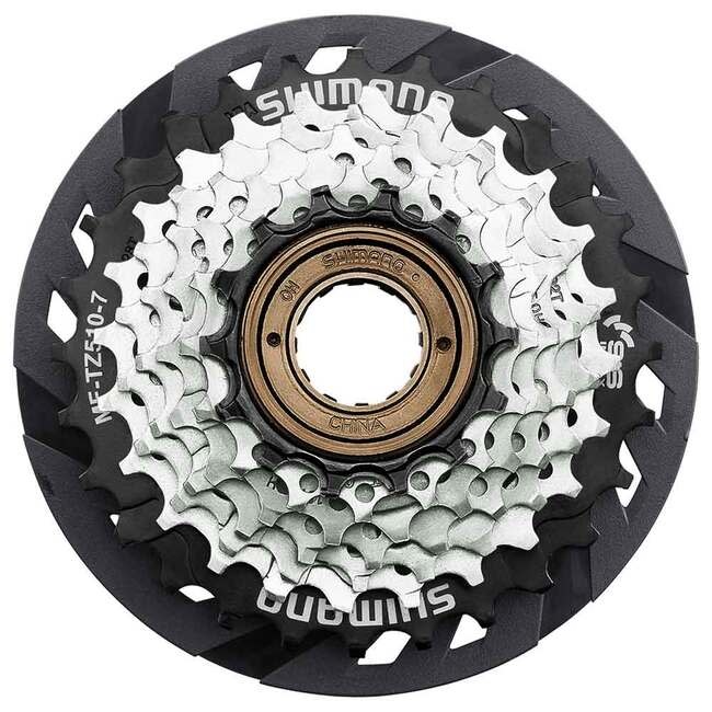 Shimano MF-TZ510 14-28T freewheel with spoke protector