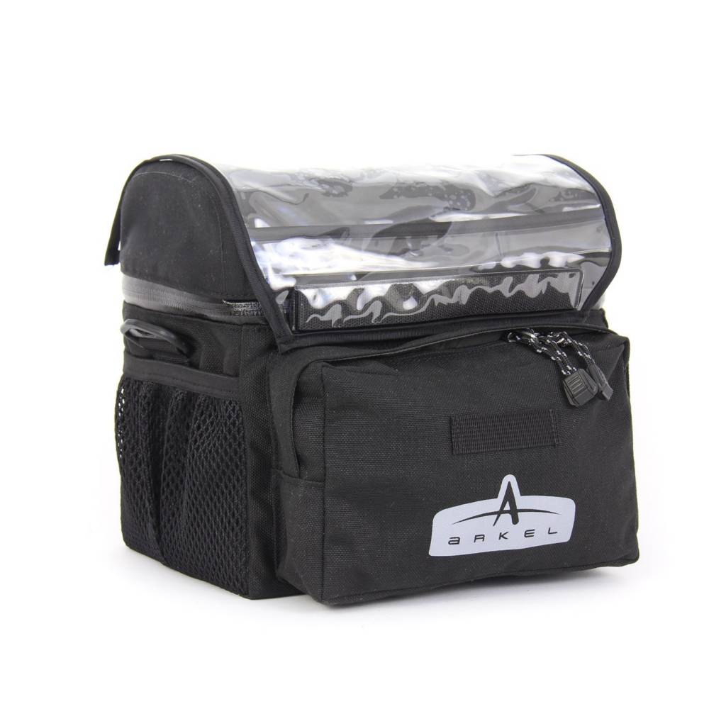 Akel small handlebar bag - black