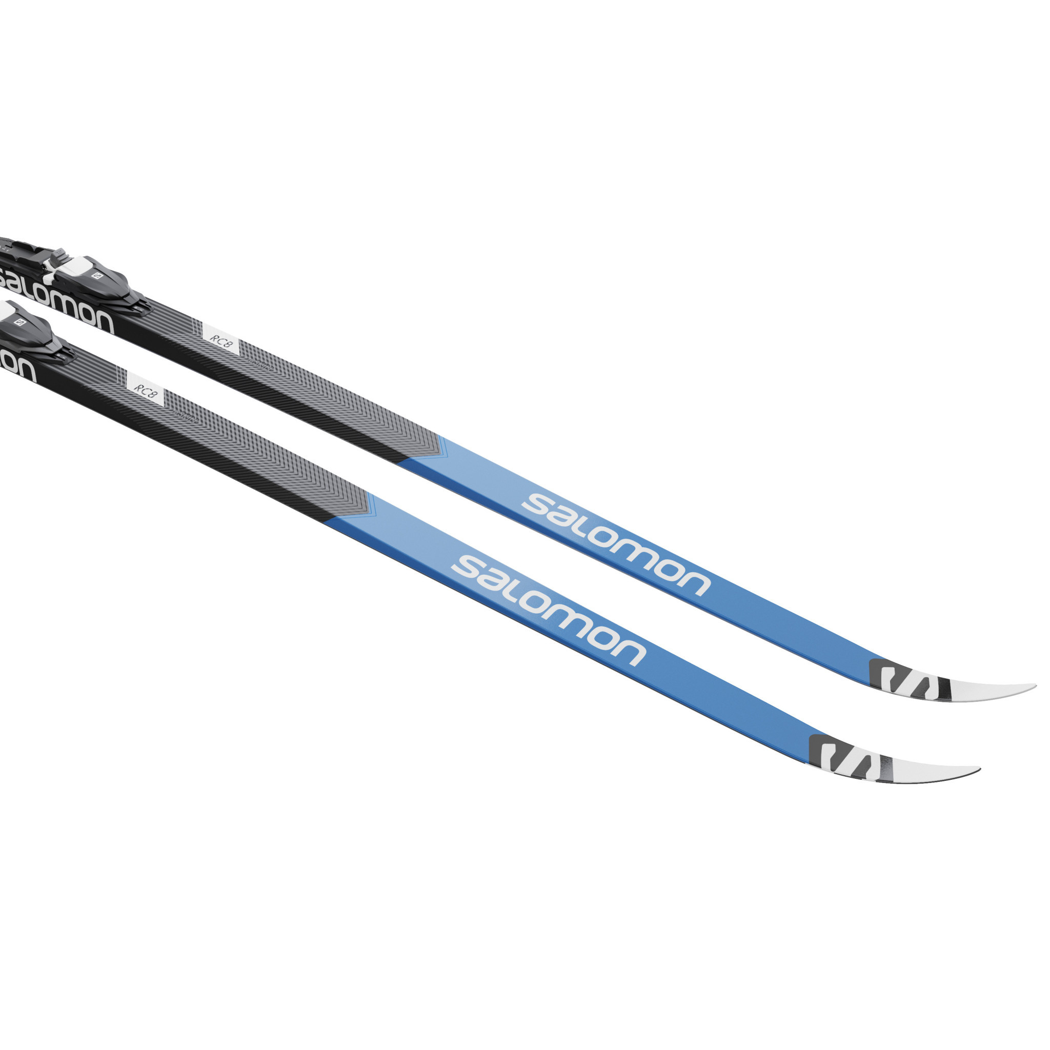 Salomon RC8 eSkin M skis + Plk Shift pro bindings