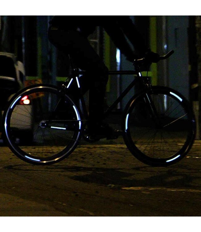 Glint wheel reflective stickers