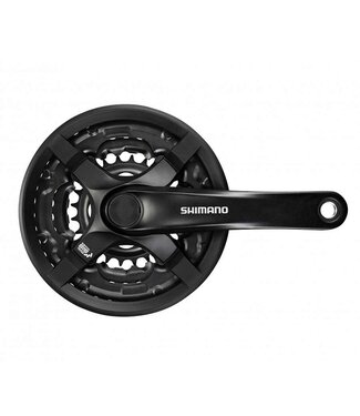 SHIMANO Pedalier Shimano TY501 28/38/48D garde-chaîne 170mm noir