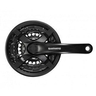 SHIMANO Pédalier Shimano FC-TY501 6/7/8 vit 24/34/42D 175mm noir