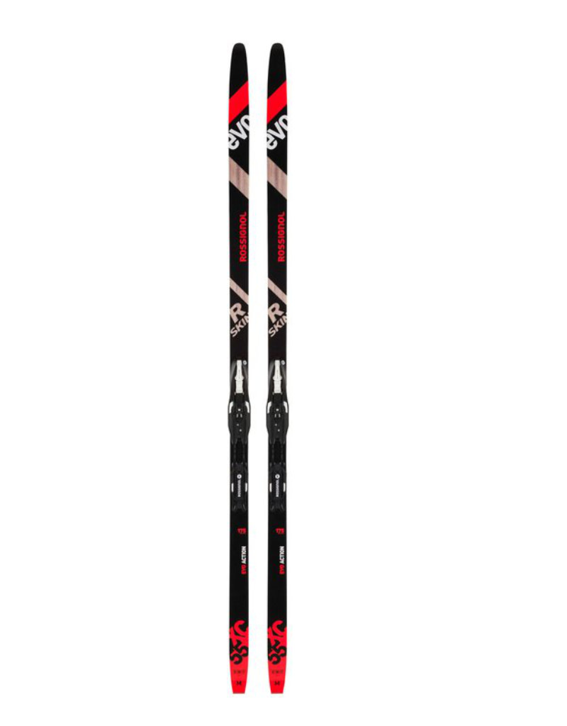 Skis Rossignol Evo XC-55 R-Skin + Fix Control 165cm 2022