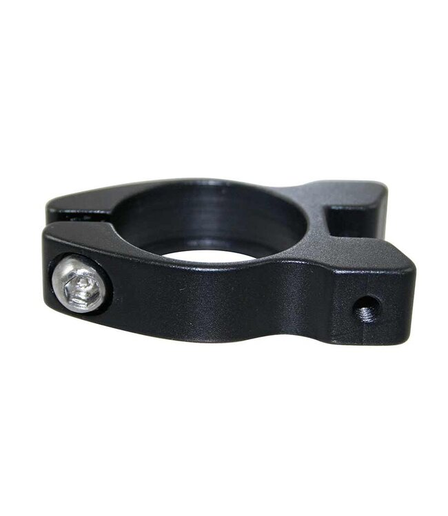 Seatpost clamp with eyelets for back rack