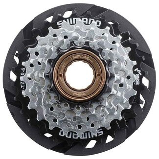 SHIMANO Roue-libre 6 vit Shimano TZ510 14-28T avec protège-rayons