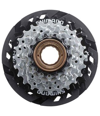 SHIMANO Roue-libre 6 vit Shimano TZ510 14-28T avec protège-rayons