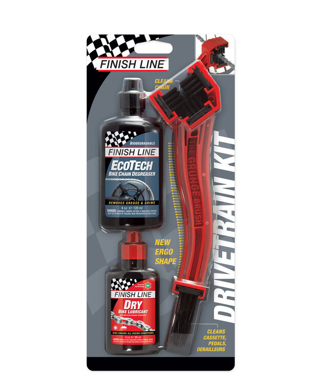 Ensemble nettoyage engrenage Finish Line 1-2-3