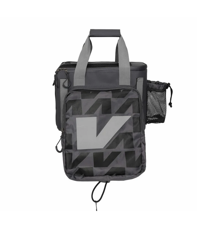 Sac Velec dessus porte-bagages avec pochettes latérales gris