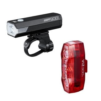 CATEYE CatEye rechargeable AMPP900 front and ViZ 300 rear light