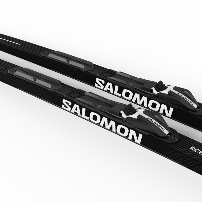 Skis Salomon RC8 eSkin Med + Fixations Shift