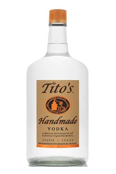 Tito's Hand Made Vodka ABV 40% 1.75 L