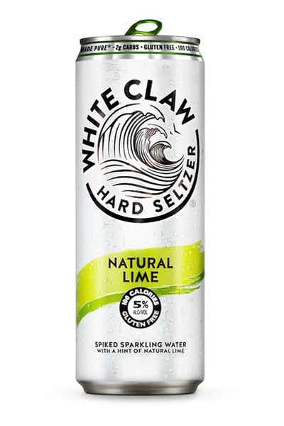 White Claw Natural Lime Spiked Sparkling ABV 5 6 Pack Can Cheers On 