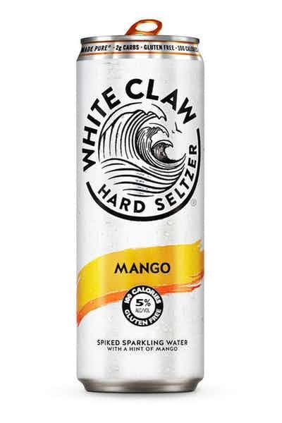 White Claw Seltzer Mango Spiked Sparkling ABV 5% 6 Pack Can