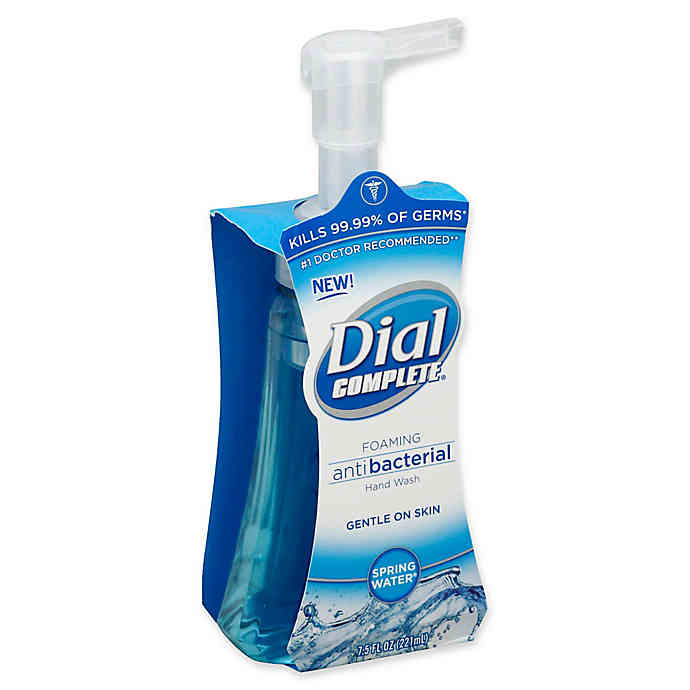 Dial Complete Foaming Anti Bacterial Hand Wash  Spring Water  7.5 Fl OZ