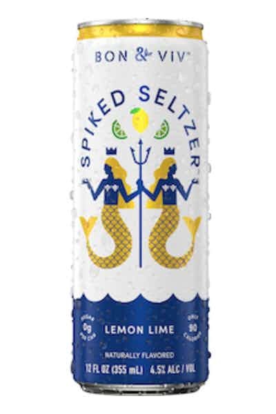 Bon & Viv Spiked Seltzer Lemon Lime ABV 4.5% 6 Pack