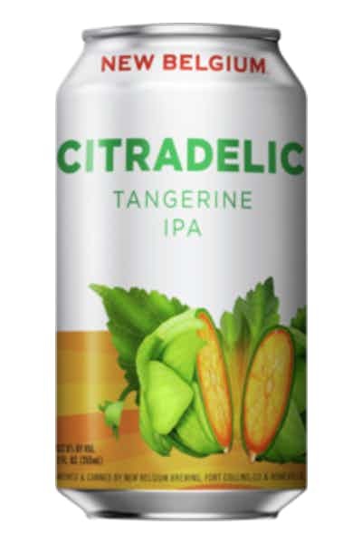 New Belgium Citradelic Tangerine IPA ABV 6% 6 Pack Can