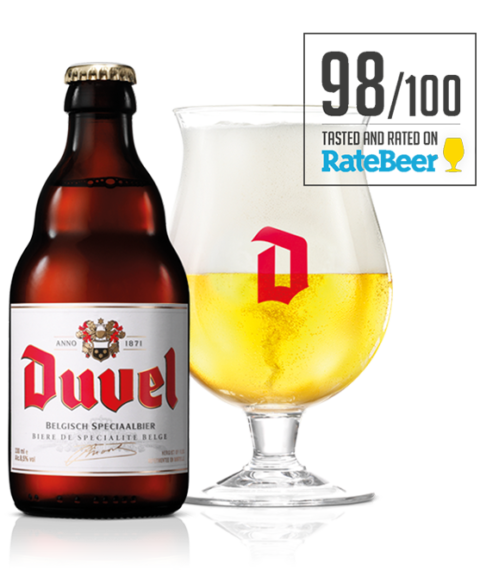 Duvel  Belgian Golden Ale ABV 8.5% 4 Pack