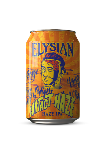 Elysian Contact Hazy IPA ABV 6% 6 Pack Cans