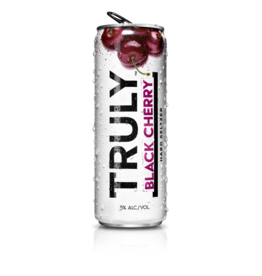 Truly Hard Seltzer Black Cherry ABV 5 % 6 Pack Can