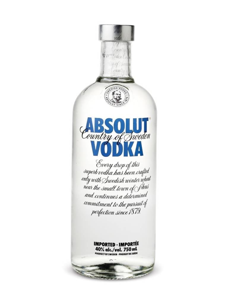 Absolut Vodka ABV: 40%  50 mL