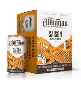Almanac Brewing Co. Saison Dolores ABV: 5.5%  6 Pack