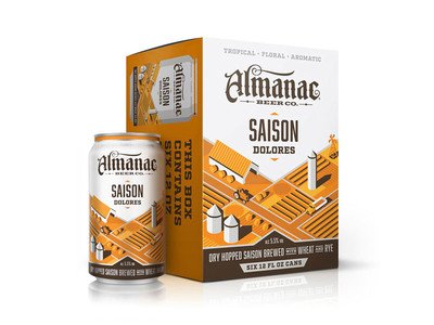 Almanac Brewing Co. Saison Dolores ABV: 5.5%  6 Pack