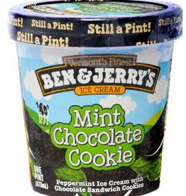 Ben & Jerry's Mint Chocolate Cookie Ice Cream 1 Pt